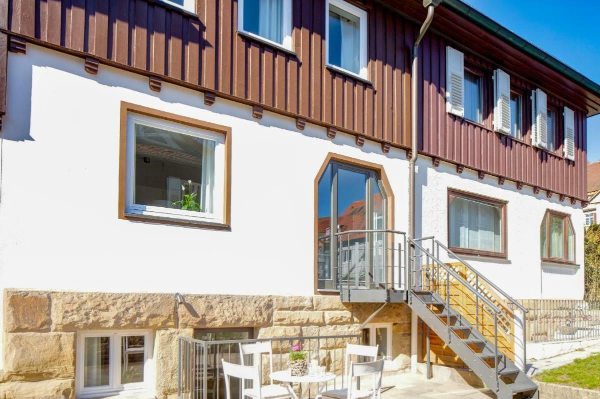 שווביש האל Tiny Ferienwohnung Am Stadtpark מראה חיצוני תמונה